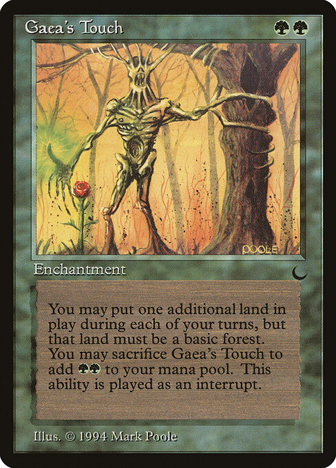Gaea's Touch — art by Mark Poole