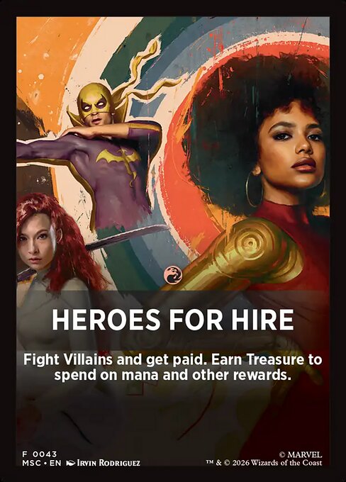Heroes for Hire — art by Irvin Rodriguez
