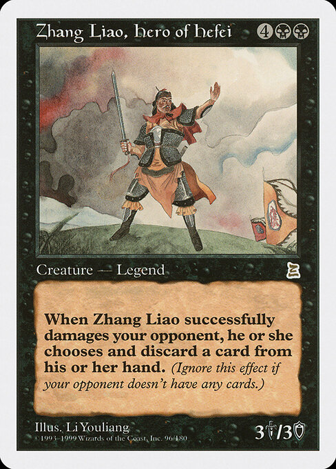 Zhang Liao, Hero of Hefei — art by Li Youliang