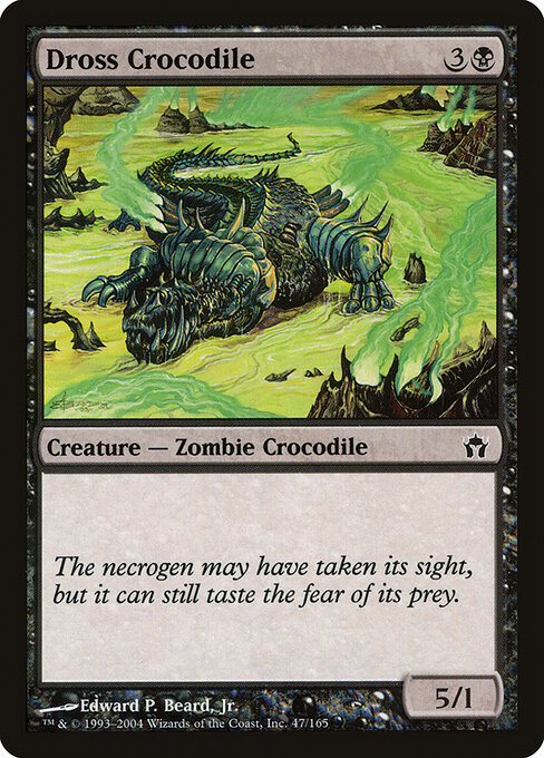 Dross Crocodile — art by Edward P. Beard, Jr.