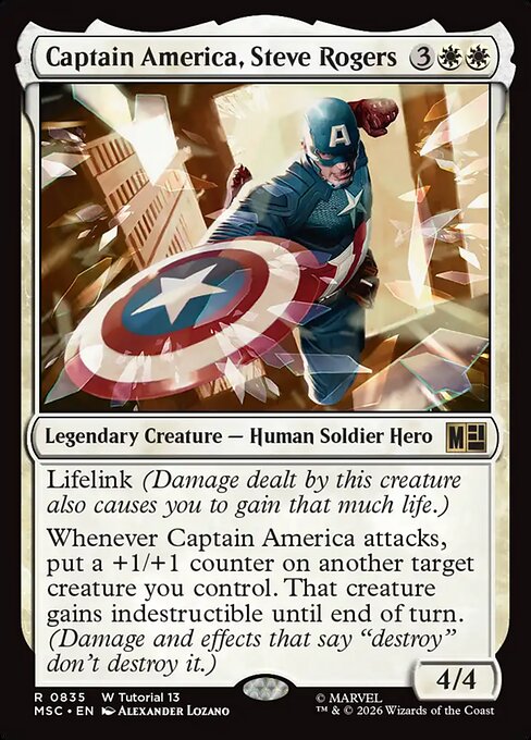 Captain America, Steve Rogers — art by Alexander Lozano