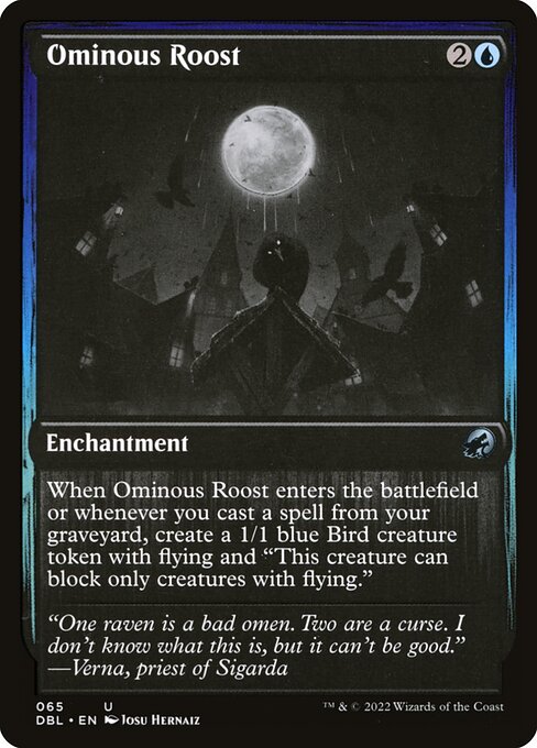 Ominous Roost — art by Josu Hernaiz