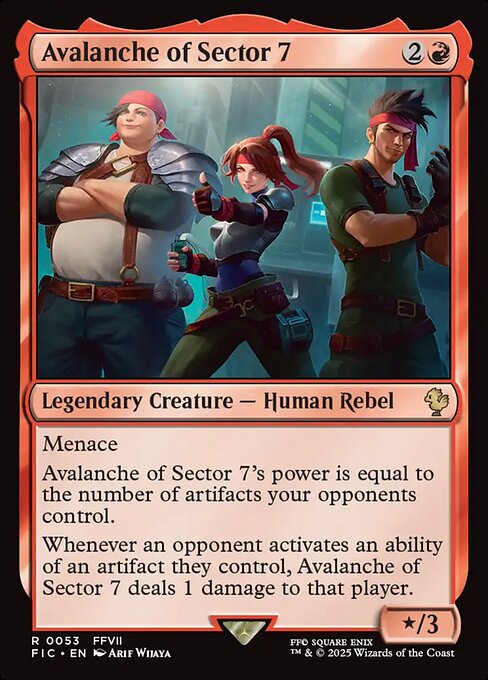 Avalanche of Sector 7 — art by Arif Wijaya