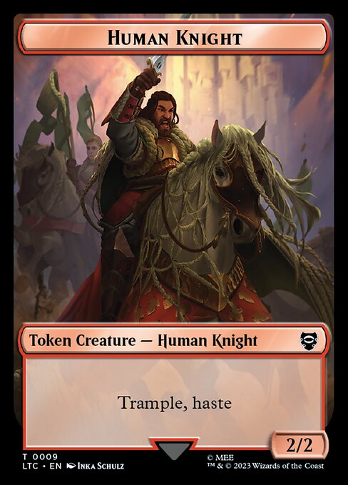 Human Knight — art by Inka Schulz
