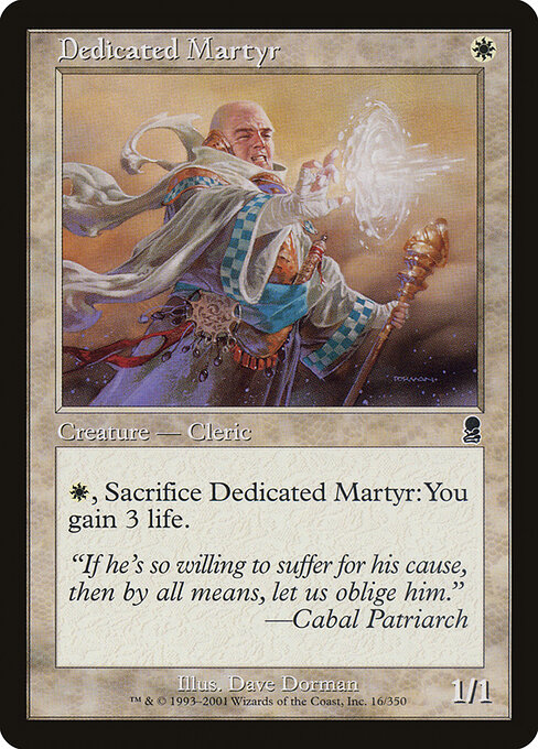 Dedicated Martyr — art by Dave Dorman