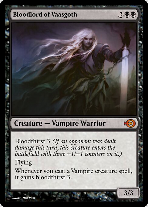 Bloodlord of Vaasgoth — art by Min Yum