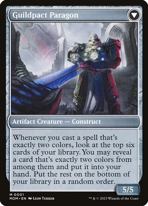 Invasion of Ravnica // Guildpact Paragon — art by Leon Tukker