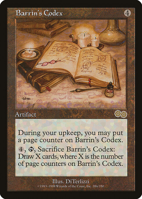 Barrin's Codex — art by DiTerlizzi