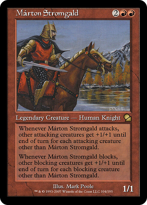 Márton Stromgald — art by Mark Poole