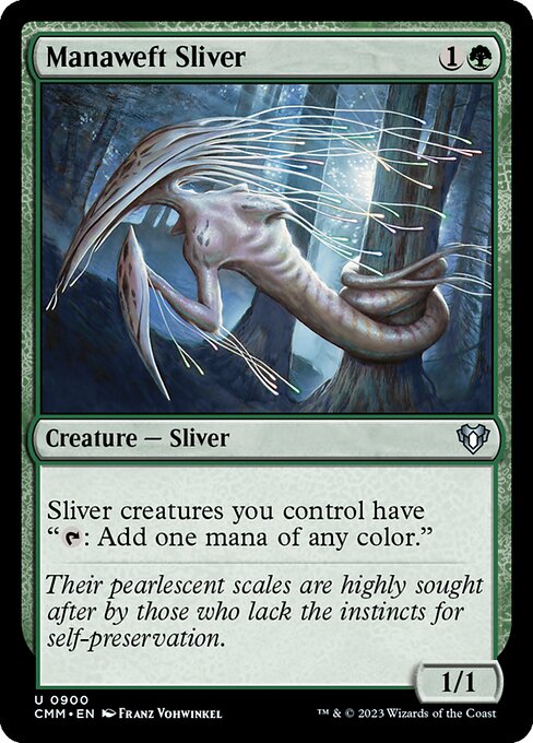 Manaweft Sliver — art by Franz Vohwinkel
