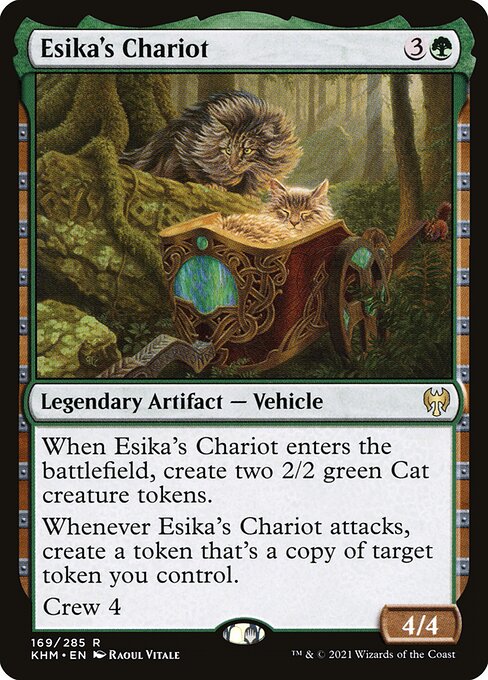 Esika's Chariot — art by Raoul Vitale