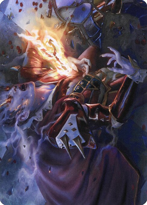 Flame-Blessed Bolt // Flame-Blessed Bolt — art by Andreas Zafiratos