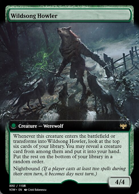 Howlpack Piper // Wildsong Howler — art by Cristi Balanescu