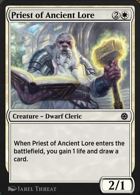 Priest of Ancient Lore — art by Jarel Threat