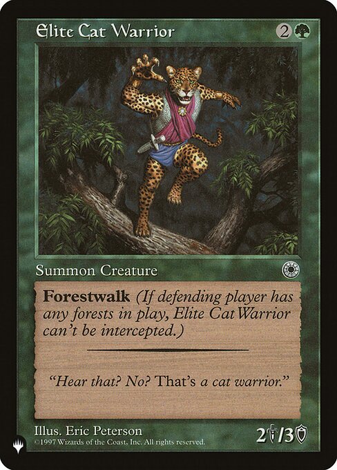 Elite Cat Warrior — art by Eric Peterson