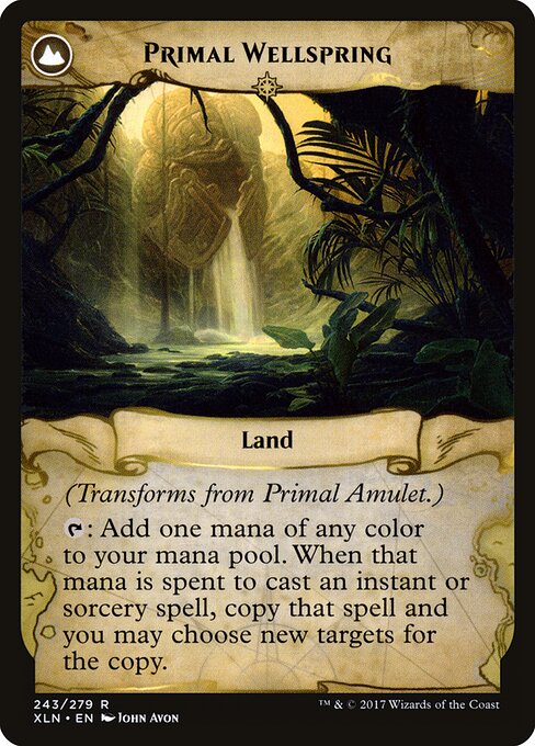 Primal Amulet // Primal Wellspring — art by John Avon