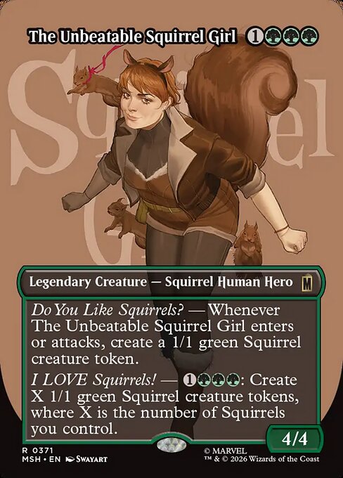 The Unbeatable Squirrel Girl — art by Swayart