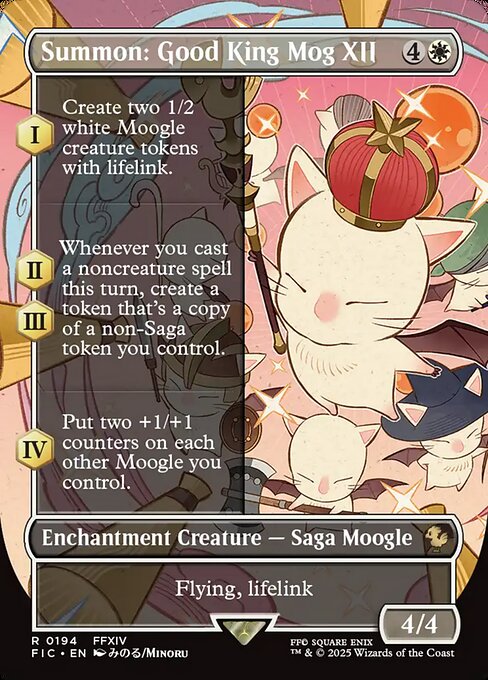 Summon: Good King Mog XII — art by Minoru
