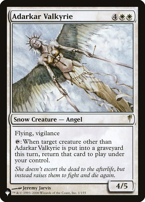 Adarkar Valkyrie — art by Jeremy Jarvis