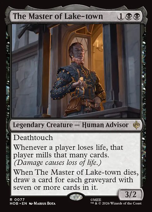 The Master of Lake-town — art by Marius Bota