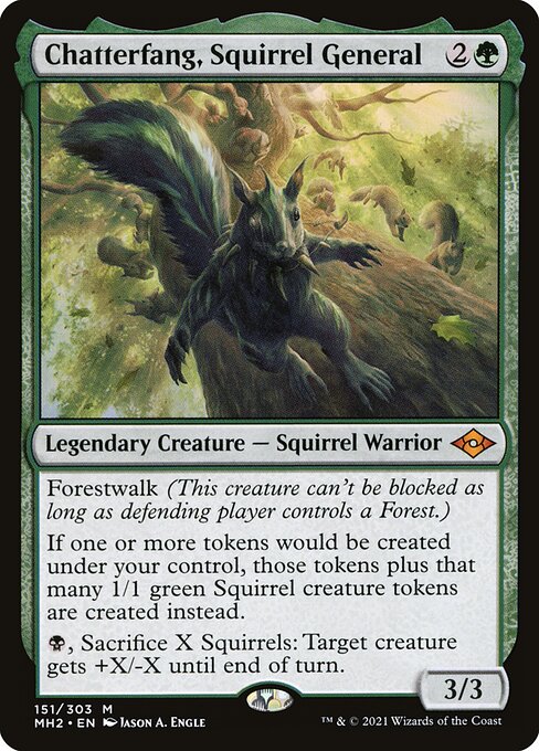 Chatterfang, Squirrel General — art by Jason A. Engle