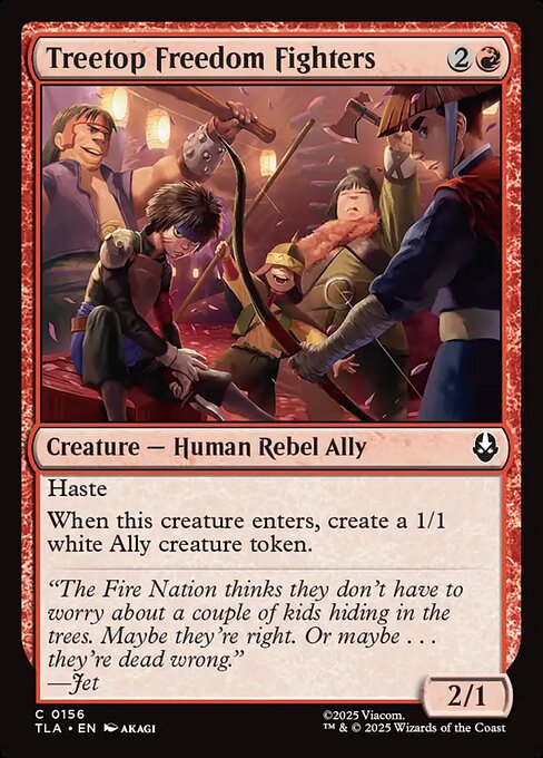 Treetop Freedom Fighters — art by AKAGI