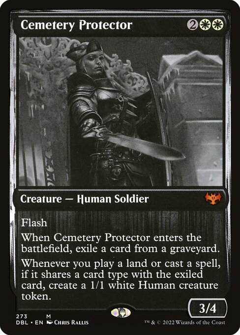 Cemetery Protector — art by Chris Rallis