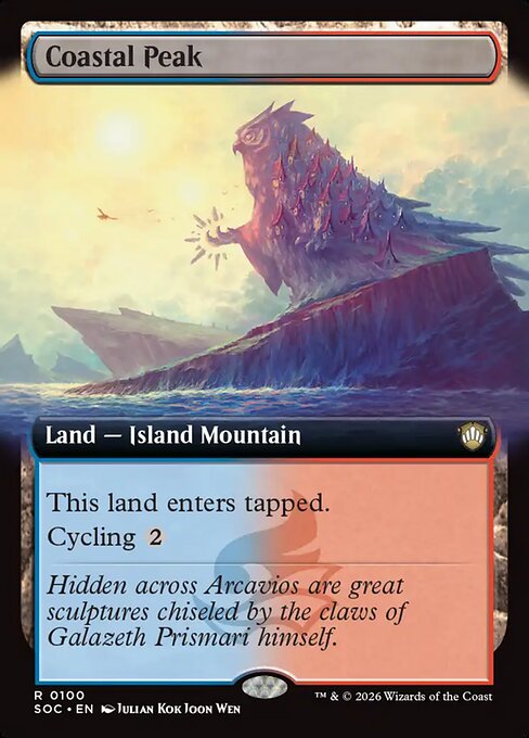 Coastal Peak — art by Julian Kok Joon Wen