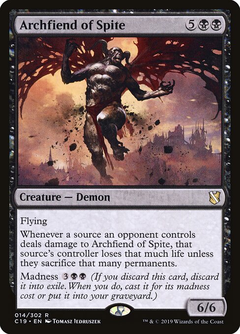 Archfiend of Spite — art by Tomasz Jedruszek