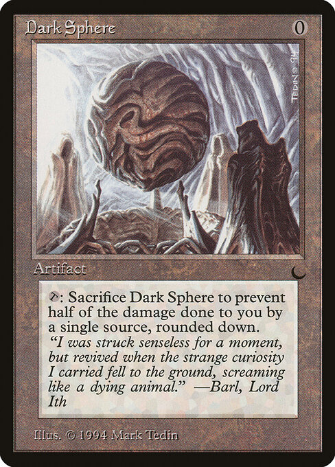 Dark Sphere — art by Mark Tedin