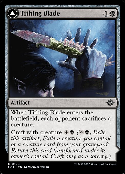 Tithing Blade // Consuming Sepulcher — art by Michael Walsh