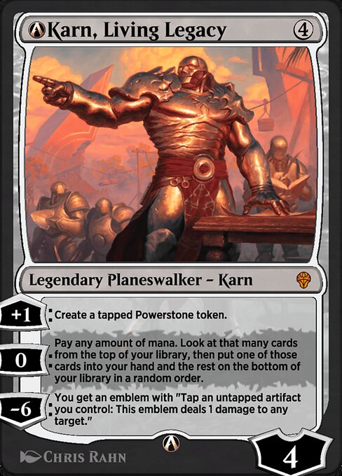 A-Karn, Living Legacy — art by Chris Rahn
