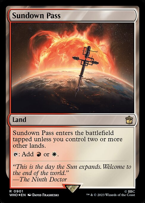 Sundown Pass — art by David Frasheski