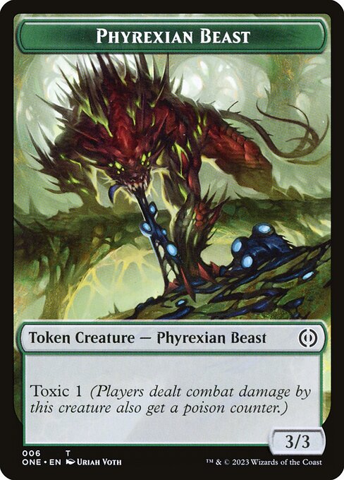 Phyrexian Beast — art by Uriah Voth