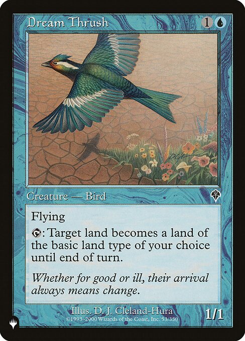 Dream Thrush — art by D. J. Cleland-Hura