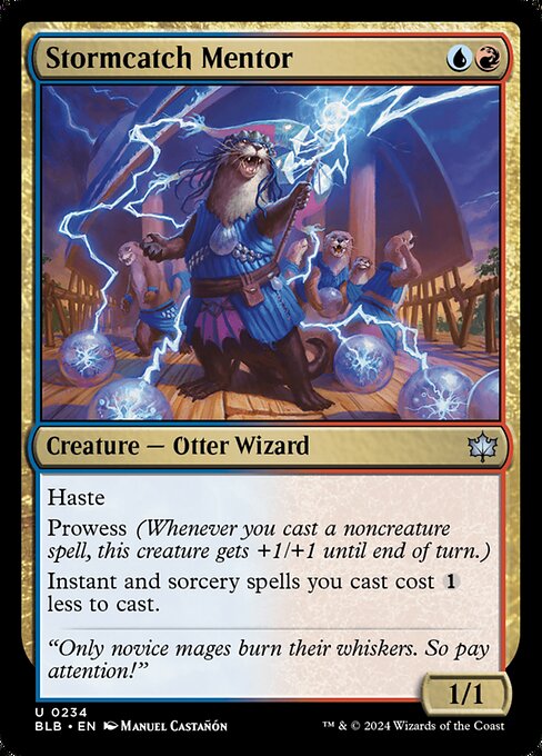 Stormcatch Mentor — art by Manuel Castañón