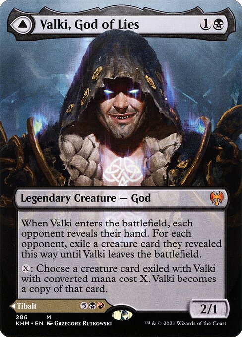 Valki, God of Lies // Tibalt, Cosmic Impostor — art by Grzegorz Rutkowski