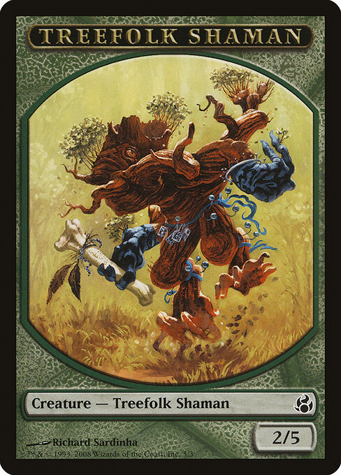 Treefolk Shaman — art by Richard Sardinha