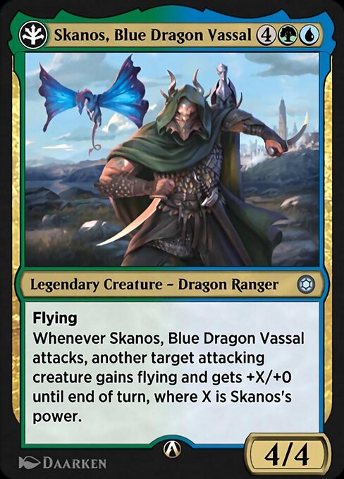Skanos, Blue Dragon Vassal — art by Daarken