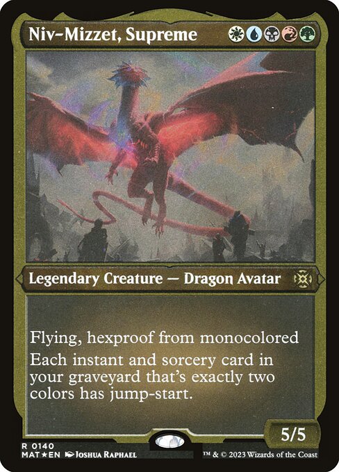 Niv-Mizzet, Supreme — art by Joshua Raphael