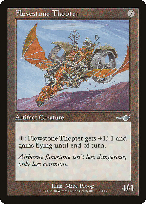 Flowstone Thopter — art by Mike Ploog