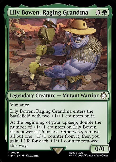 Lily Bowen, Raging Grandma — art by Villarrte