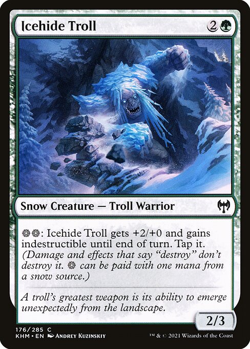 Icehide Troll — art by Andrey Kuzinskiy