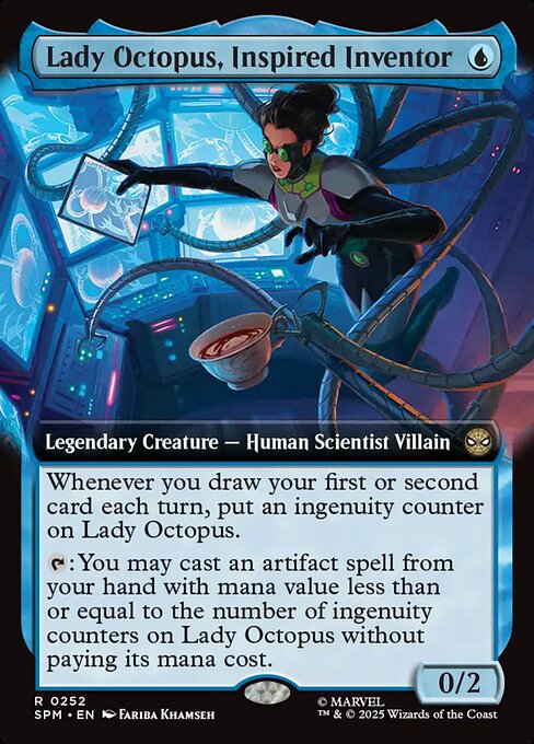 Lady Octopus, Inspired Inventor — art by Fariba Khamseh