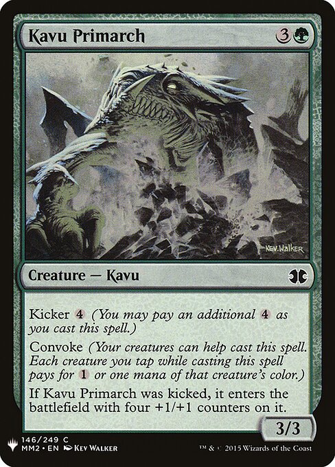 Kavu Primarch — art by Kev Walker