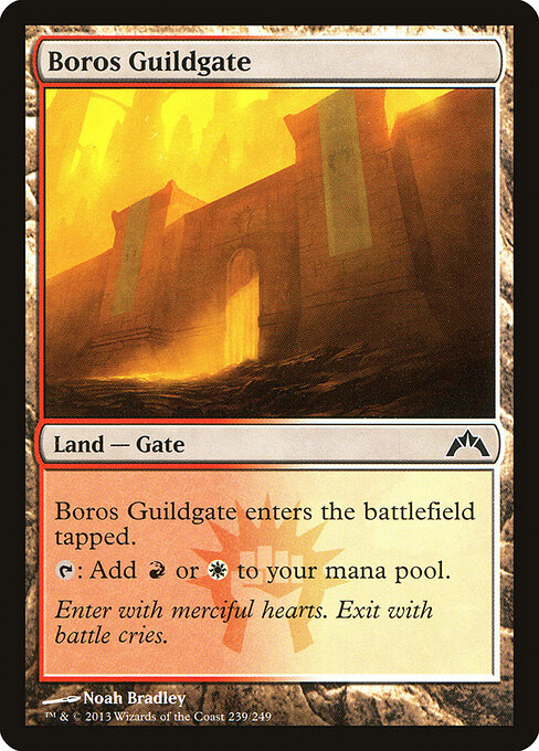 Boros Guildgate — art by Noah Bradley