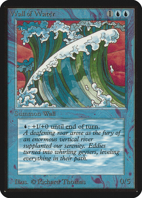 Wall of Water — art by Richard Thomas