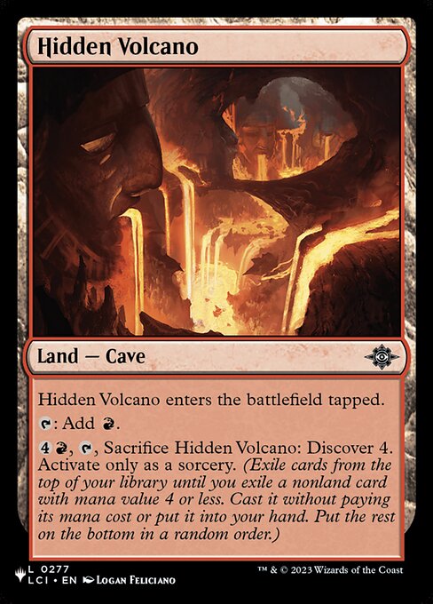 Hidden Volcano — art by Logan Feliciano