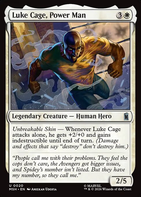 Luke Cage, Power Man — art by Aniekan Udofia