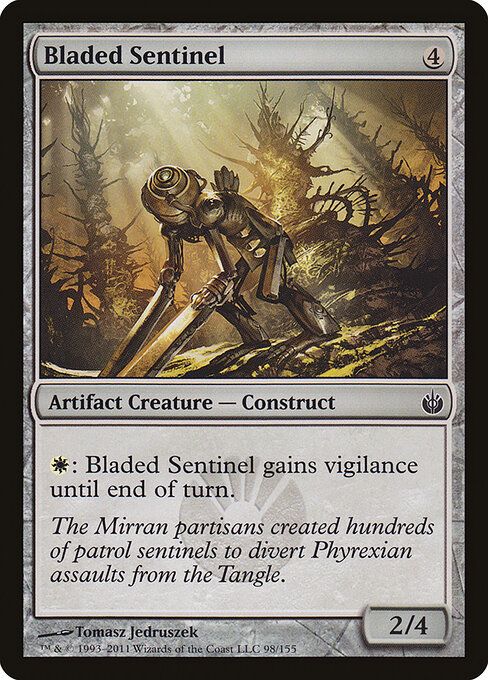Bladed Sentinel — art by Tomasz Jedruszek